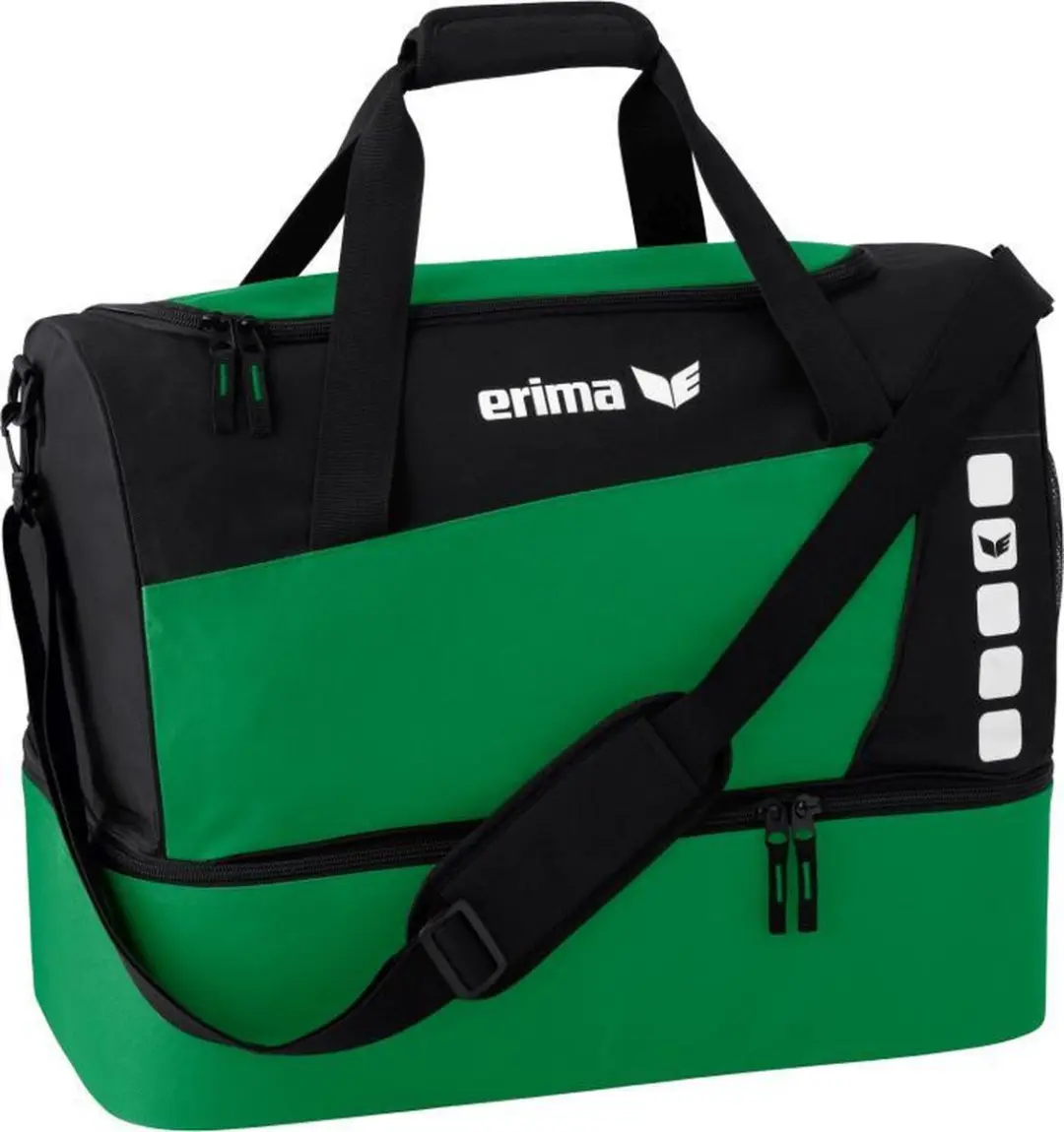 Erima Club 5 Line Sporttas met Bodemvak Medium