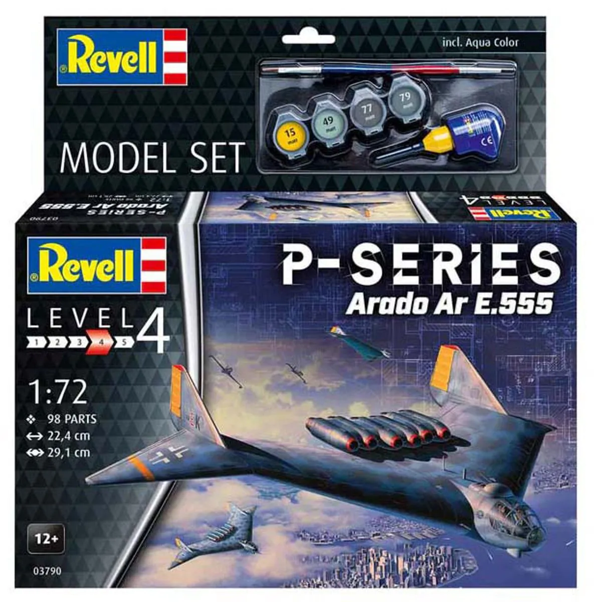 Revell 63790 Arado AR 555 P-Series Jet Modelbouwpakket 1:72 - Multi