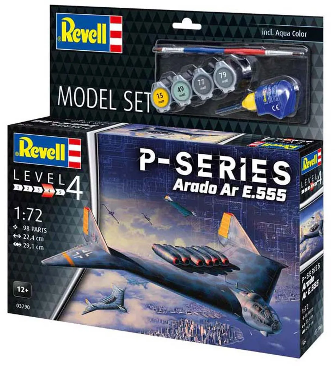 Revell 63790 Arado AR 555 P-Series Jet Modelbouwpakket 1:72 - Multi
