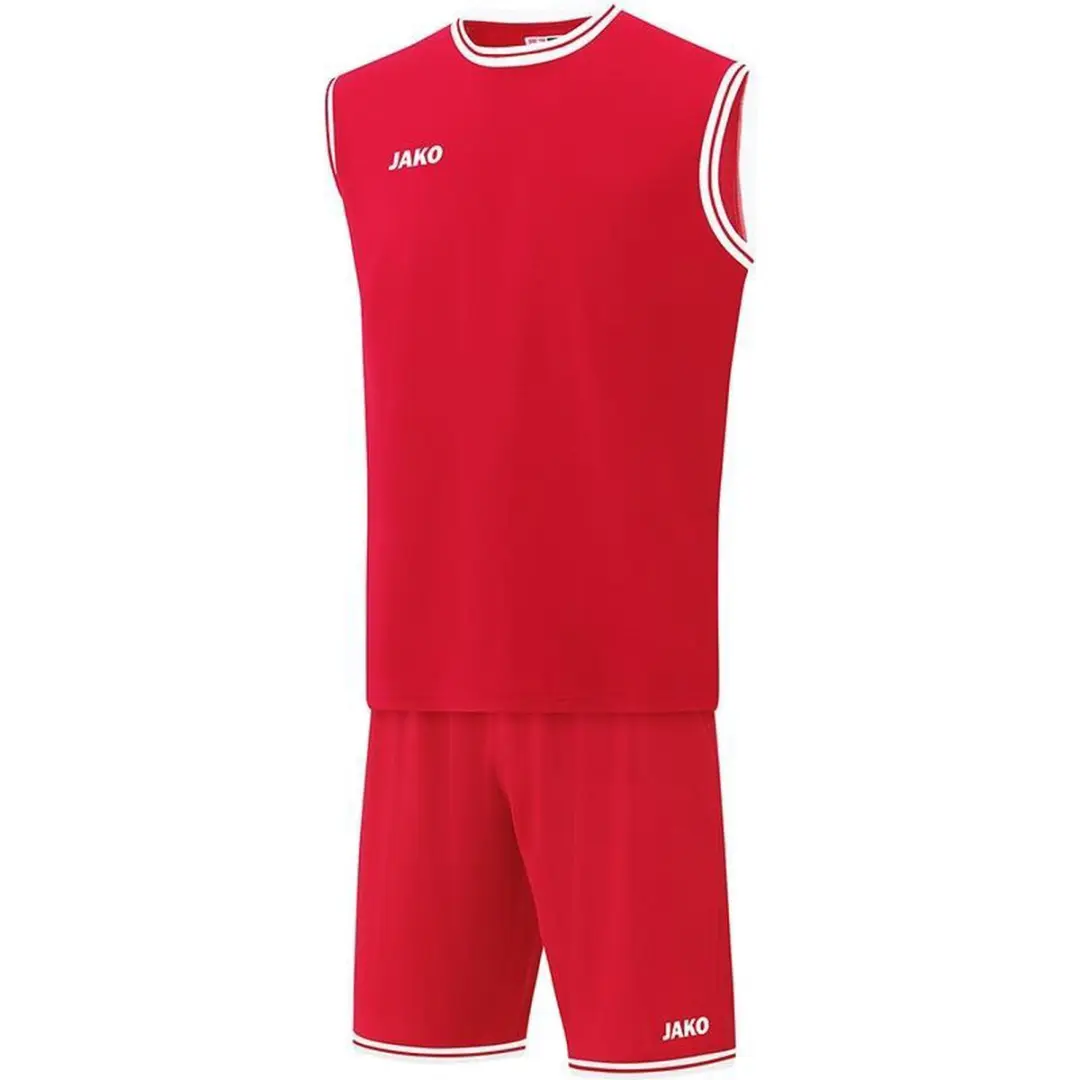 Jako Center 2.0 Basketbalshirt Heren 3XL - Wit/Rood
