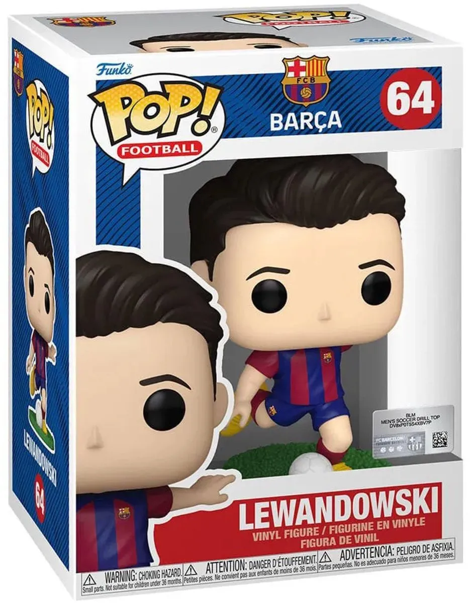 Funko Pop! Football Lewandowski #64 - 72236 - Multicolor - afbeelding 6 van 6