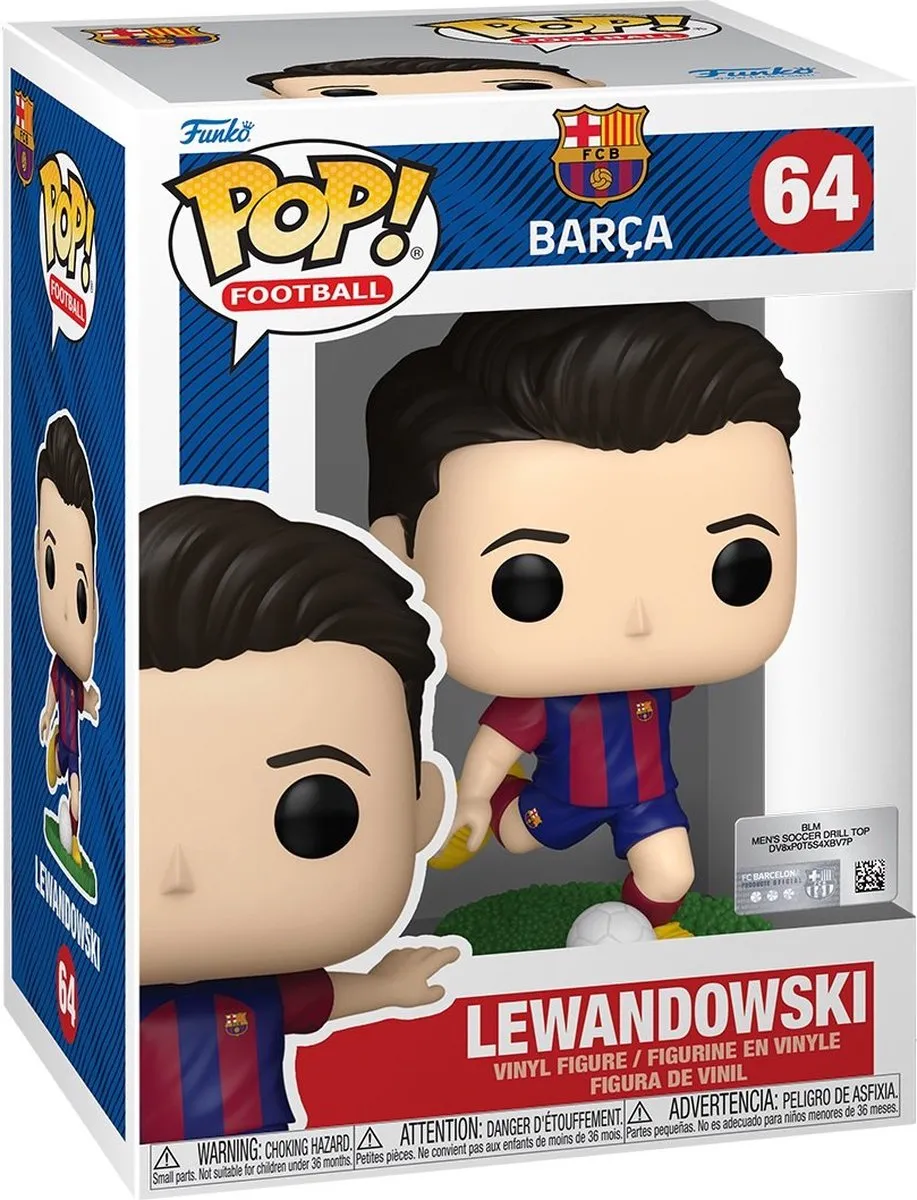 Funko Pop! Football Lewandowski #64 - 72236 - Multicolor