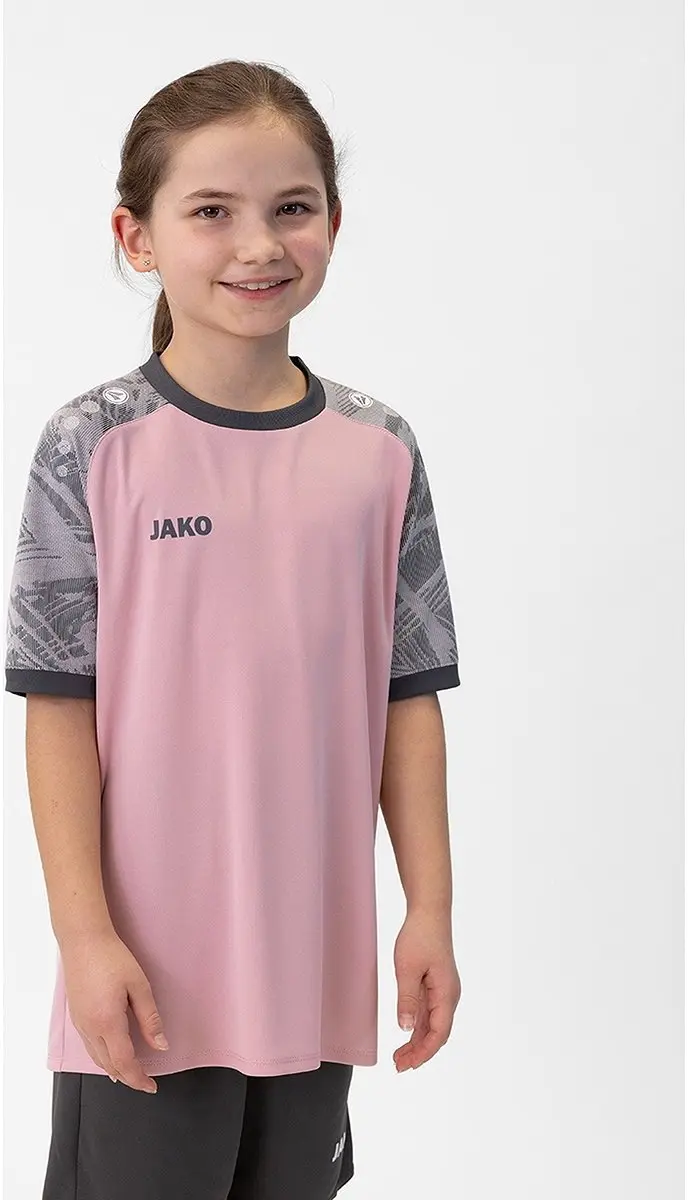 JAKO Iconic Shirt Korte Mouw Kinderen - Antiek Roze 152
