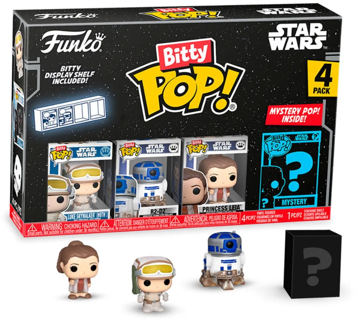 Funko Bitty Pop Star Wars Luke 4PK - Multicolor