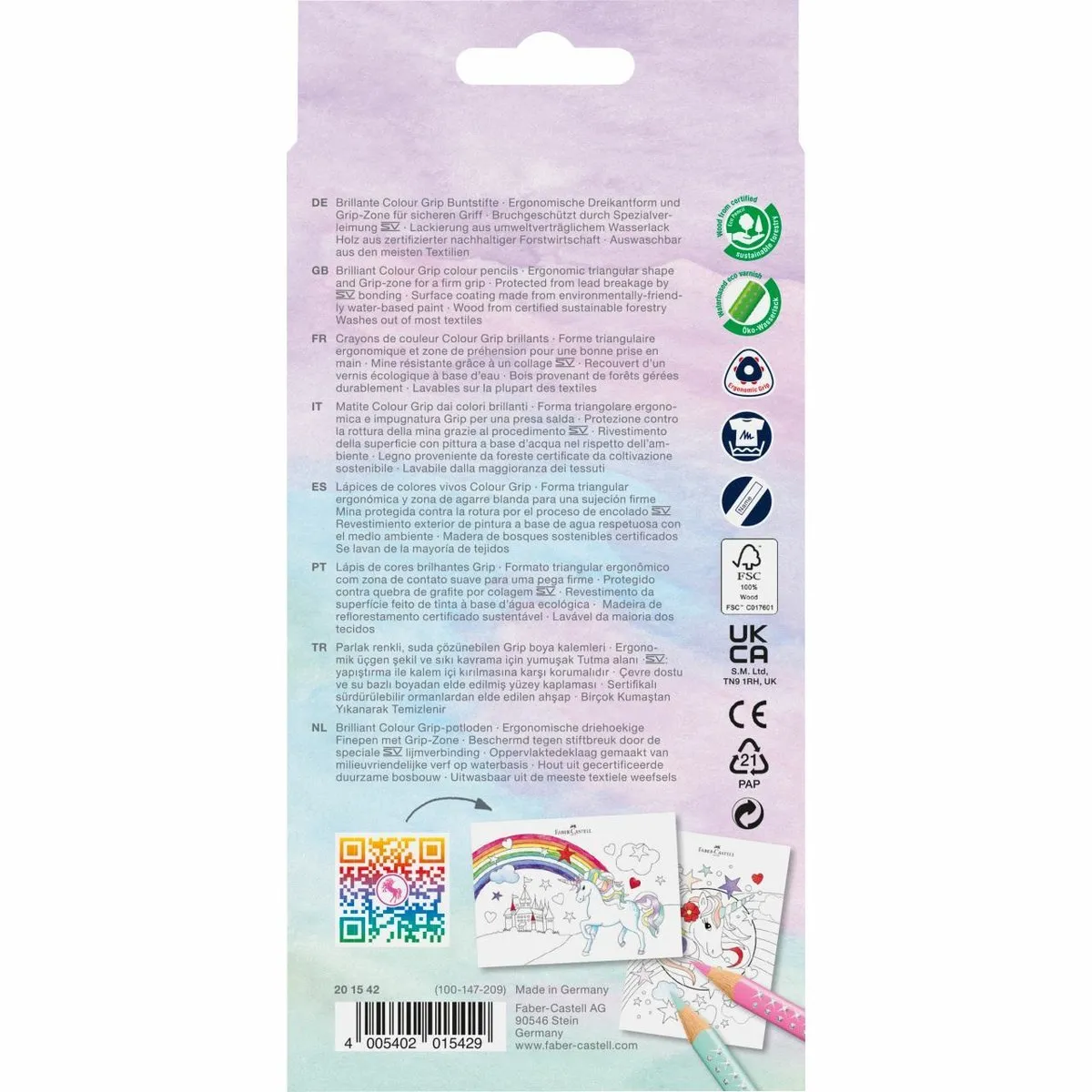 Faber-Castell Grip Unicorn Kleurpotloden - 13 Stuks