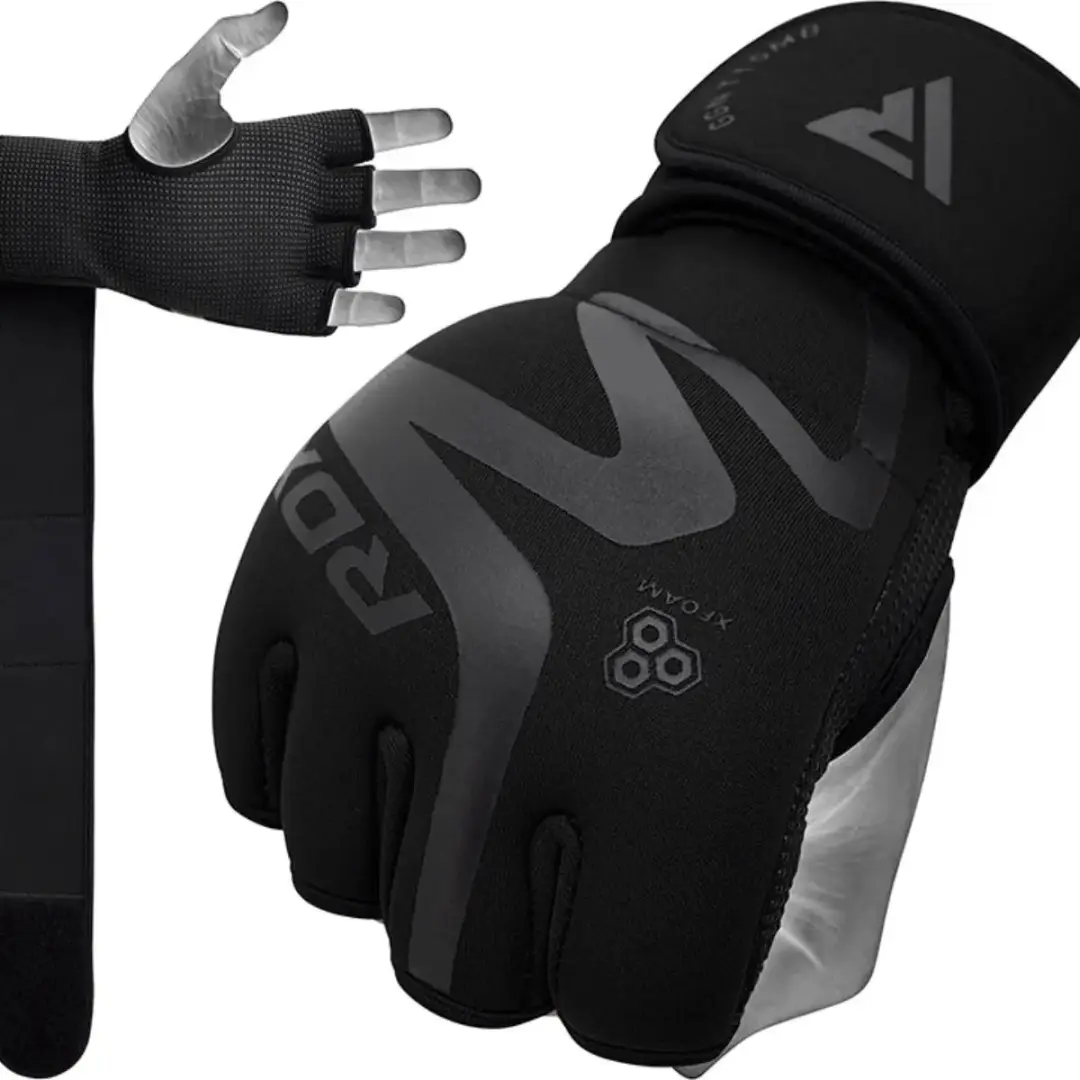 RDX Sports T15 Binnenhandschoenen 14 oz - Matzwart