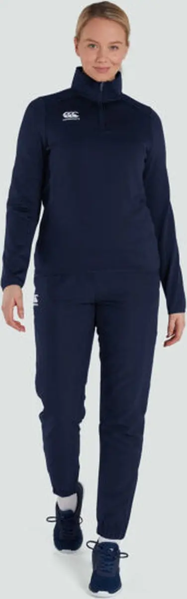Quarter Zip Midlayer Training Top Women Navy