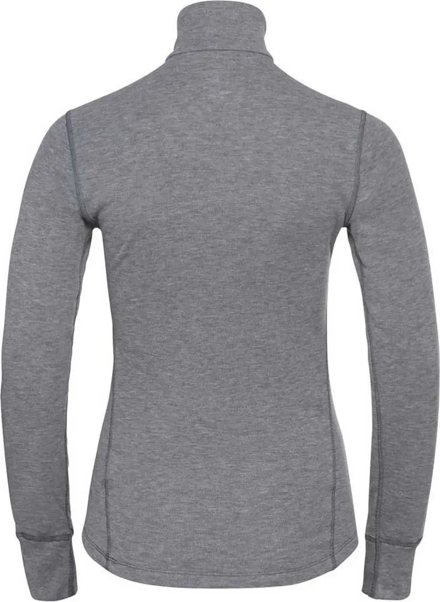 ODLO Active Warm Col 1/2 Zip Thermoshirt Dames - Grijs - afbeelding 2 van 6