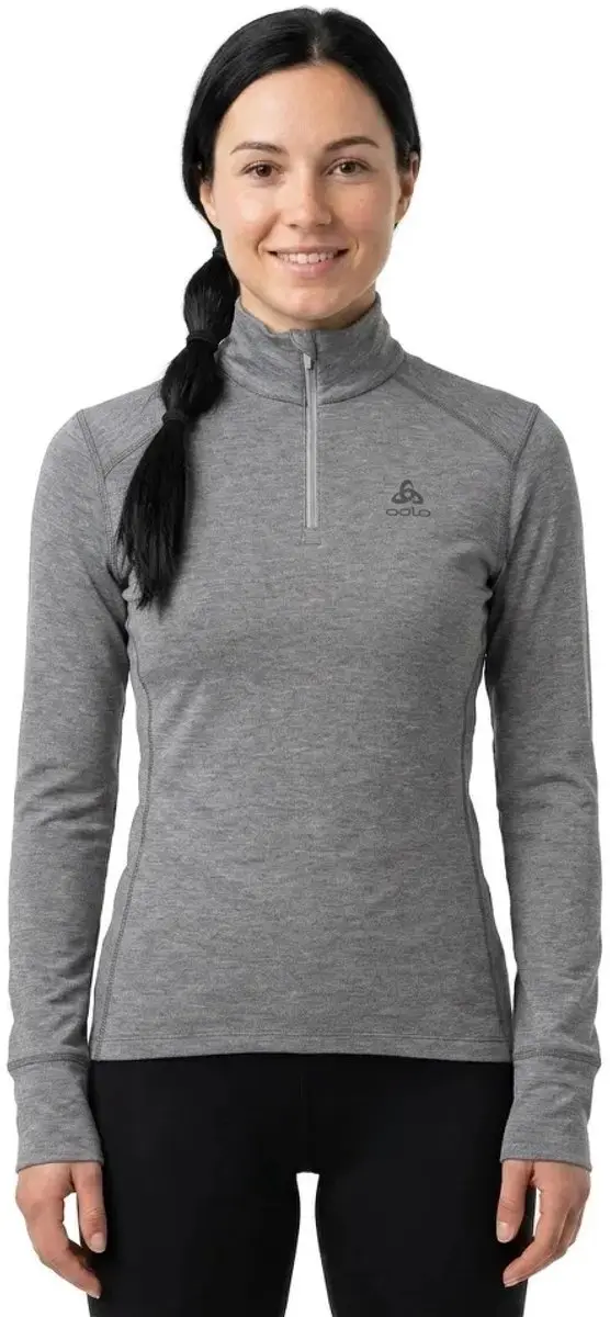 ODLO Active Warm Col 1/2 Zip Thermoshirt Dames - Grijs - afbeelding 4 van 6