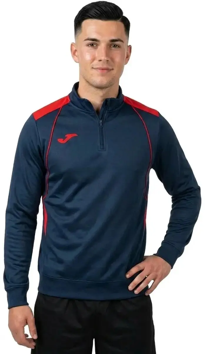 Joma Championship VII Sweatshirt - M - Fluor Turquoise/Navy - afbeelding 4 van 6
