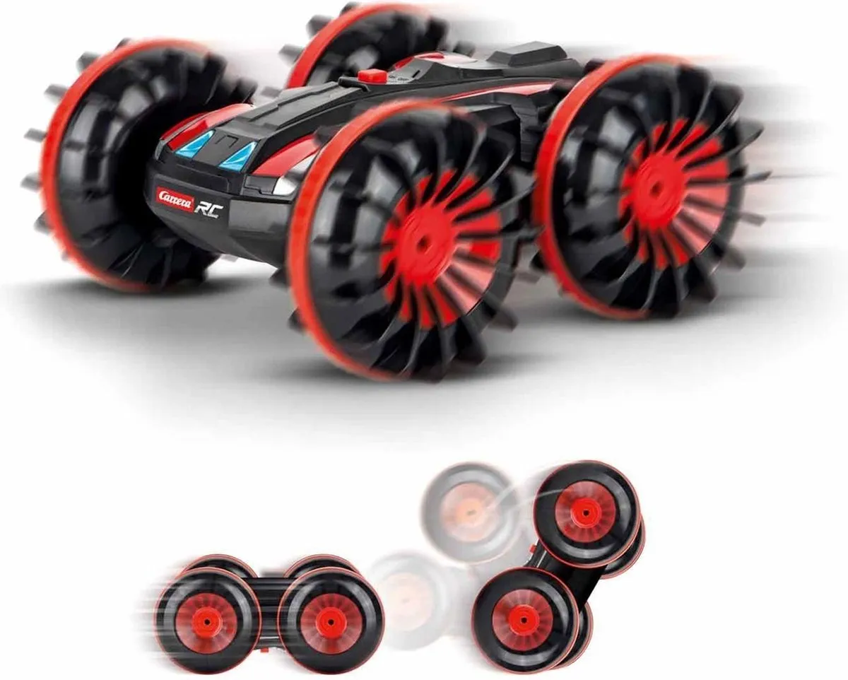 Carrera RC All-terrein Stuntauto CAR370160131 - 1:16 - 2,4GHz - Rood/Zwart - afbeelding 6 van 6