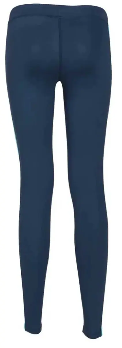 Joma Ascona Leggings - XXL - Marineblauw/Turquoise/Flurogroen