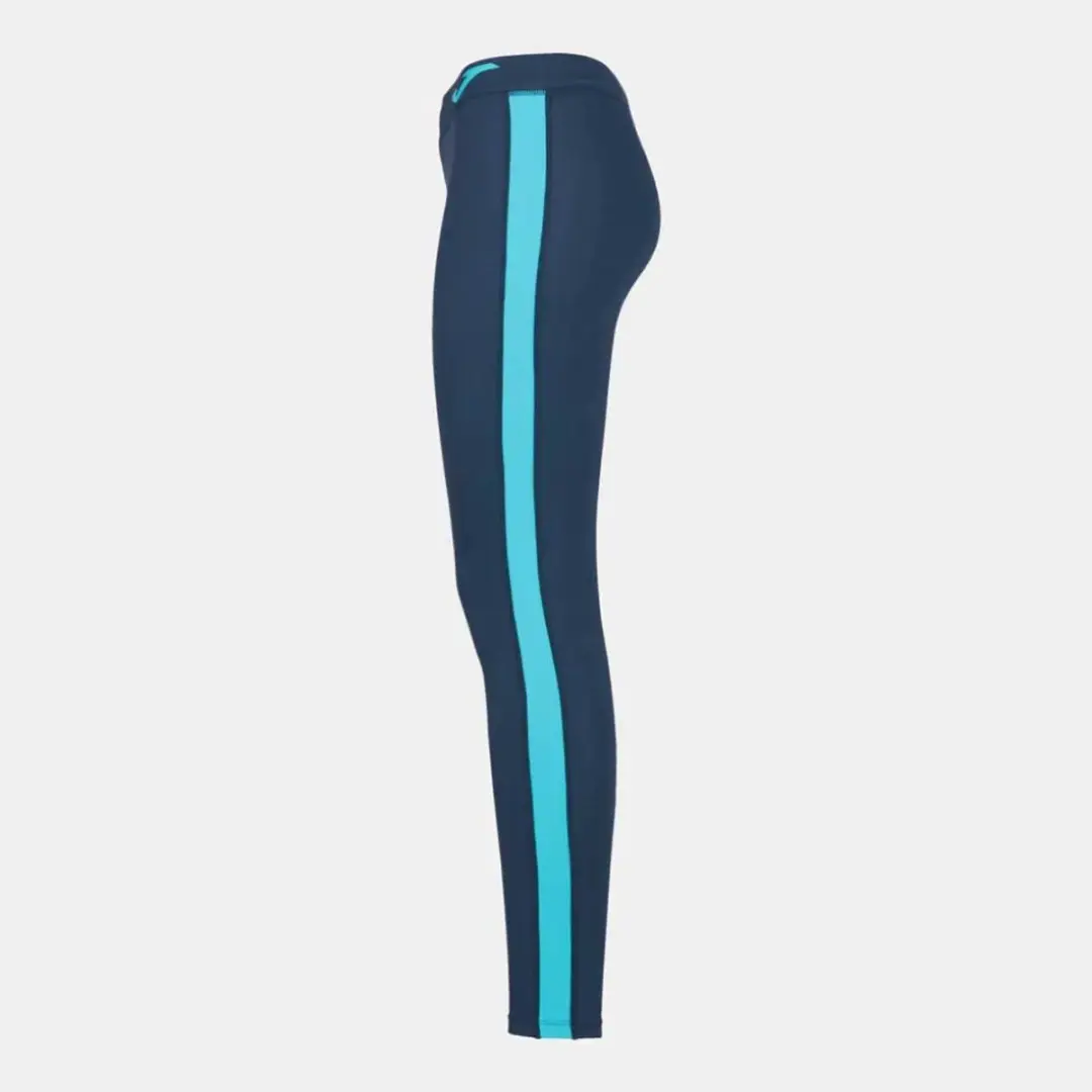Joma Ascona Leggings - XXL - Marineblauw/Turquoise/Flurogroen