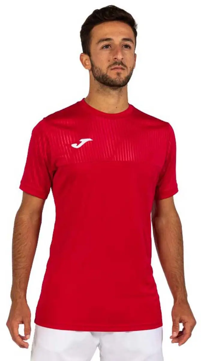 Joma Montreal T-shirt Met Korte Mouwen Rood 9-10 Years Jongen
