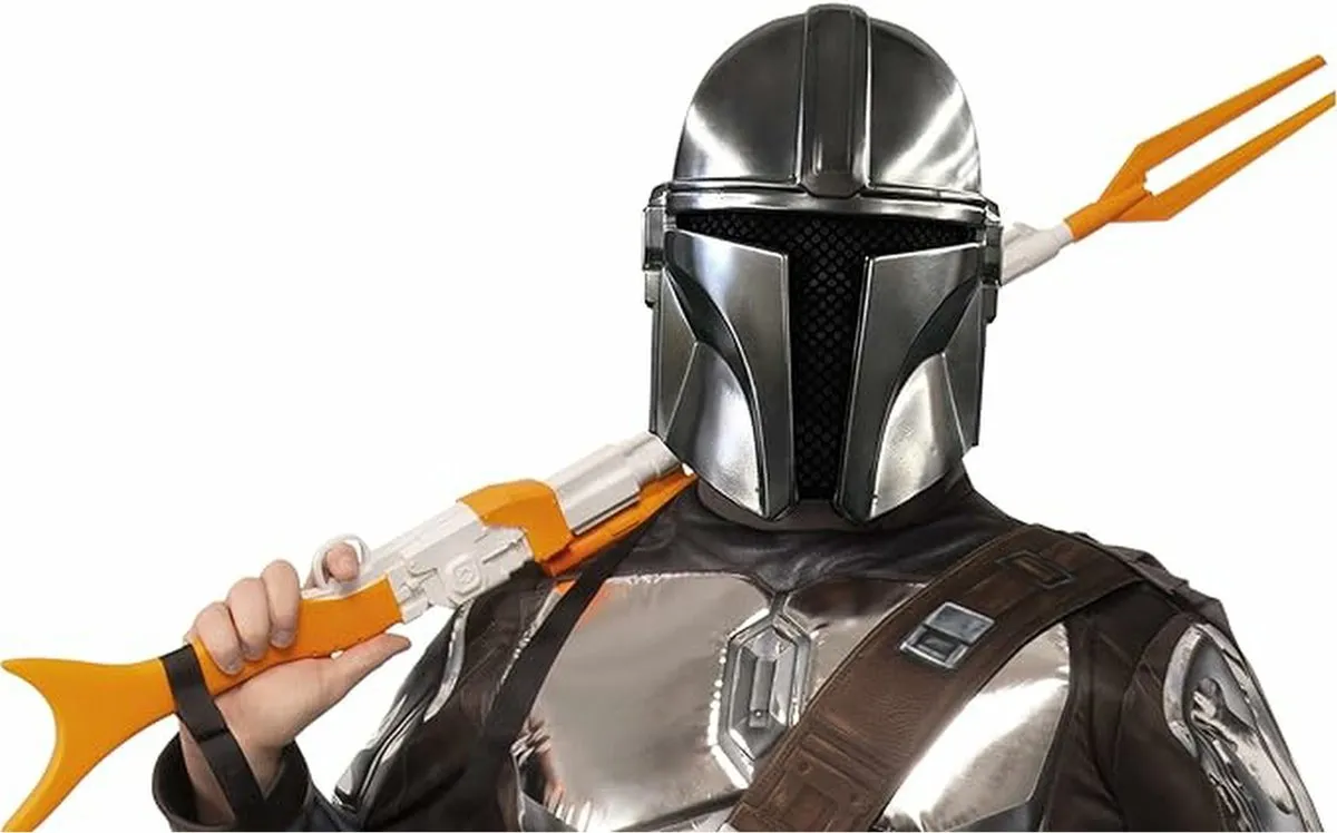 Disney Star Wars Mandalorian Beskar Armor 1/2 Masker - Grijs