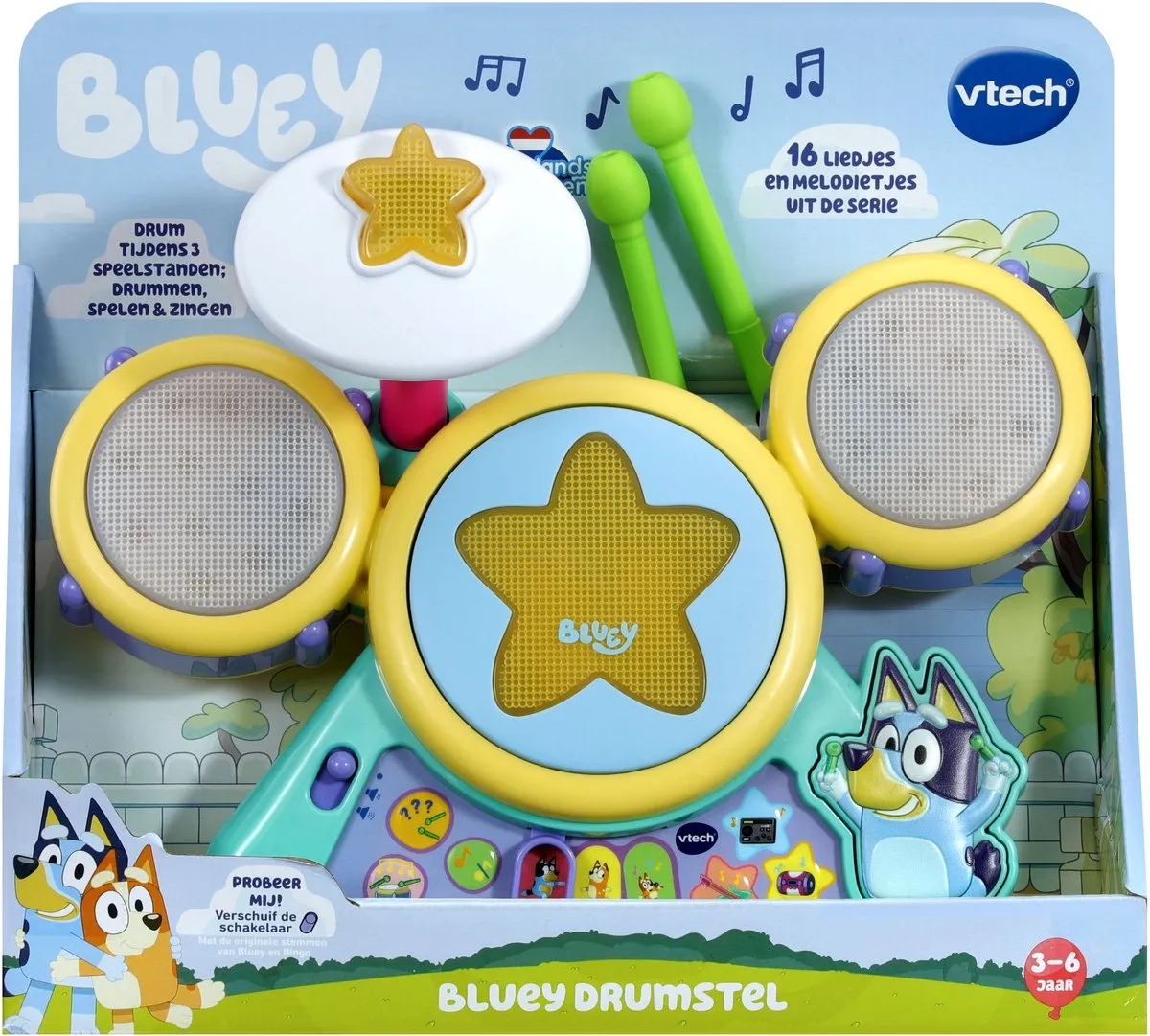 VTech Bluey Drumstel - Multicolor