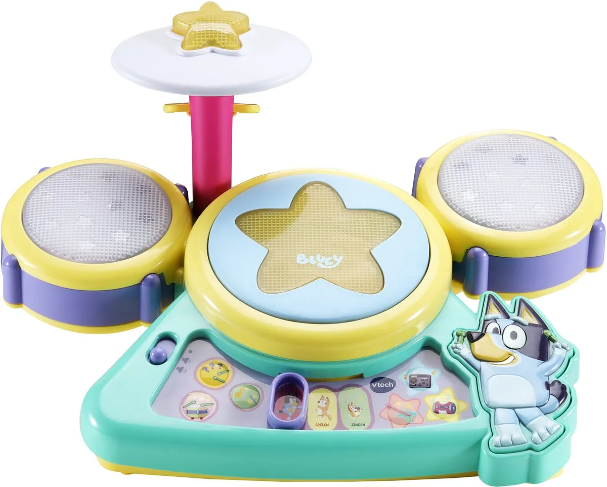 VTech Bluey Drumstel - Multicolor
