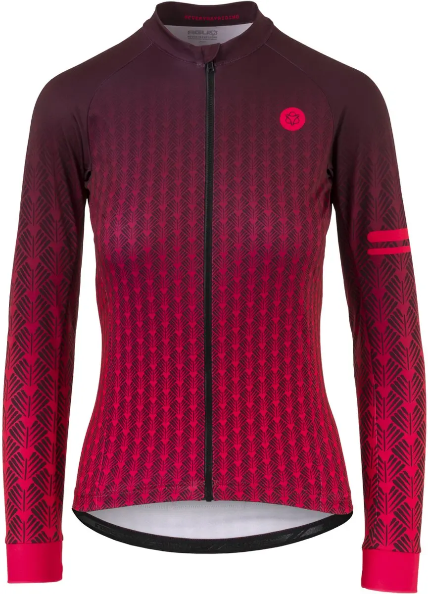 AGU Art Deco Fietsshirt Lange Mouwen Trend Dames
