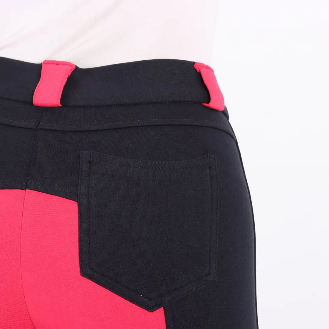 Epplejeck Ejpuck Kids Paardrijbroek 164 - Donkerblauw-rood