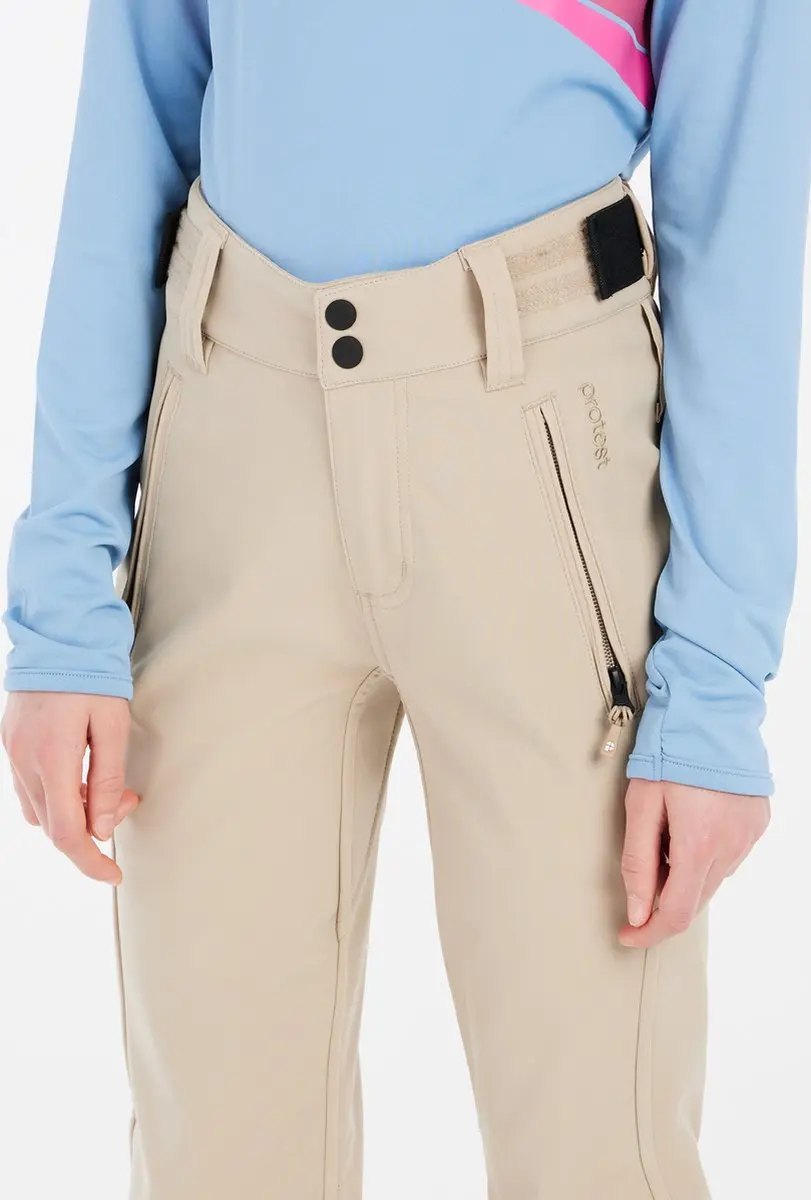 Protest Relole JR Skibroek Meisjes - Softshell - Waterkolom 10K - 104