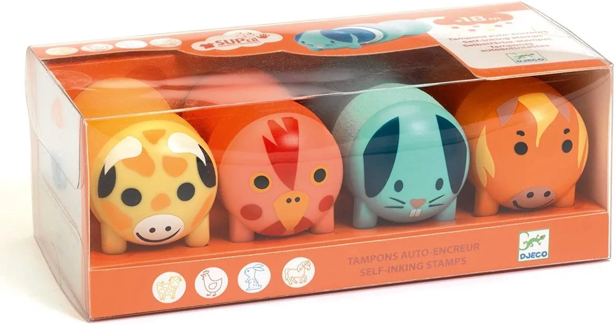 Djeco Stempelset Farm Animals