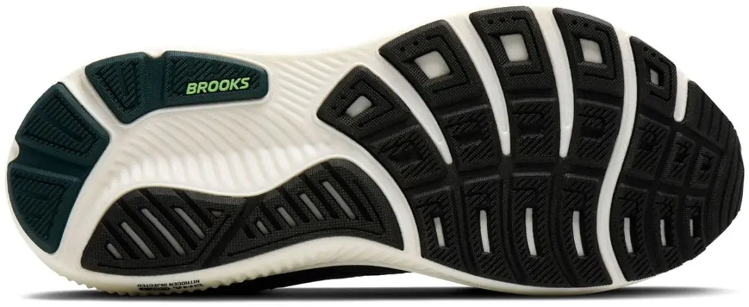 Brooks Ghost 17 Heren Hardloopschoenen - 42 - Donkergroen/Donkerblauw/Wit