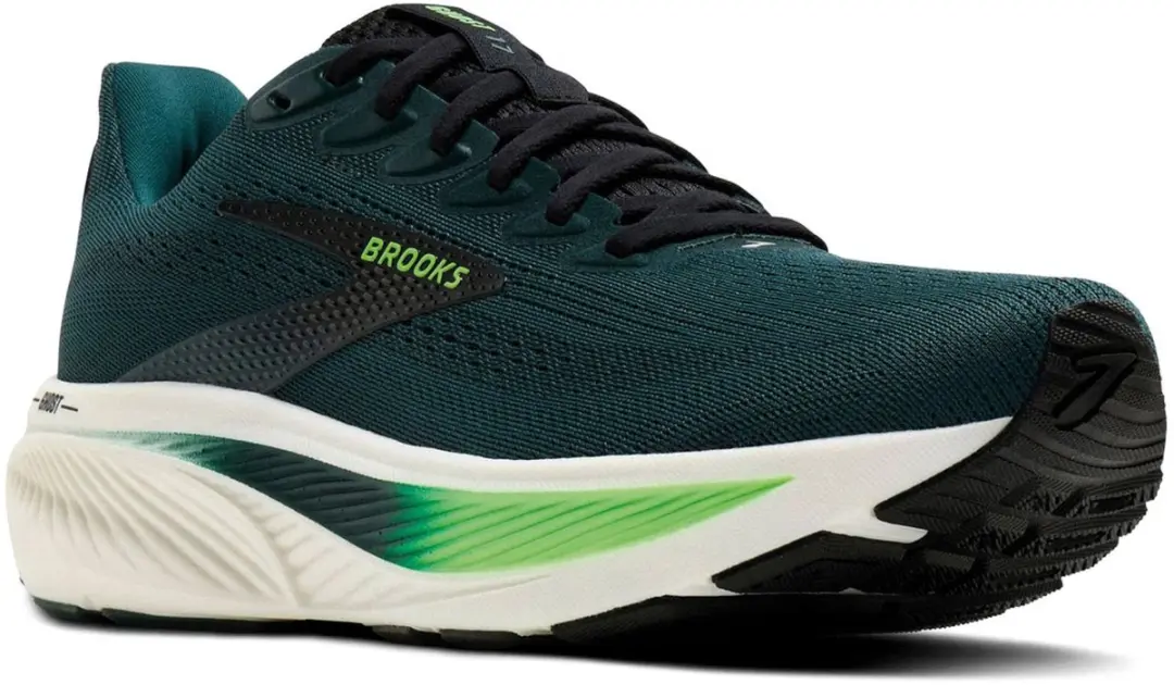 Brooks Ghost 17 Heren Hardloopschoenen - 42 - Donkergroen/Donkerblauw/Wit
