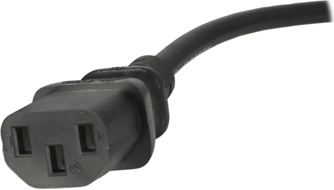 Startech BS13U-1M-POWER-LEAD Stroomkabel - 1m - Zwart - afbeelding 2 van 6
