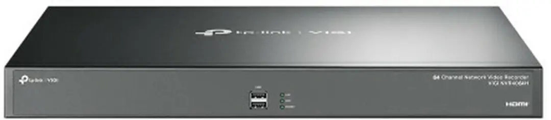 TP-Link VIGI NVR4064H NVR - 4K 64 Kanalen - Zwart