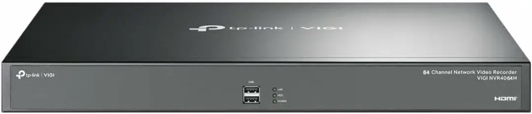TP-Link VIGI NVR4064H NVR - 4K 64 Kanalen - Zwart