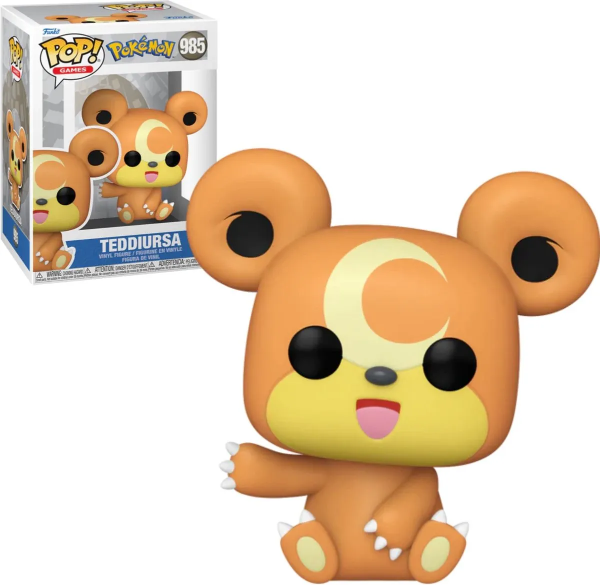 Funko Pop Pokémon Teddiursa 70936 - Vinyl Figuur