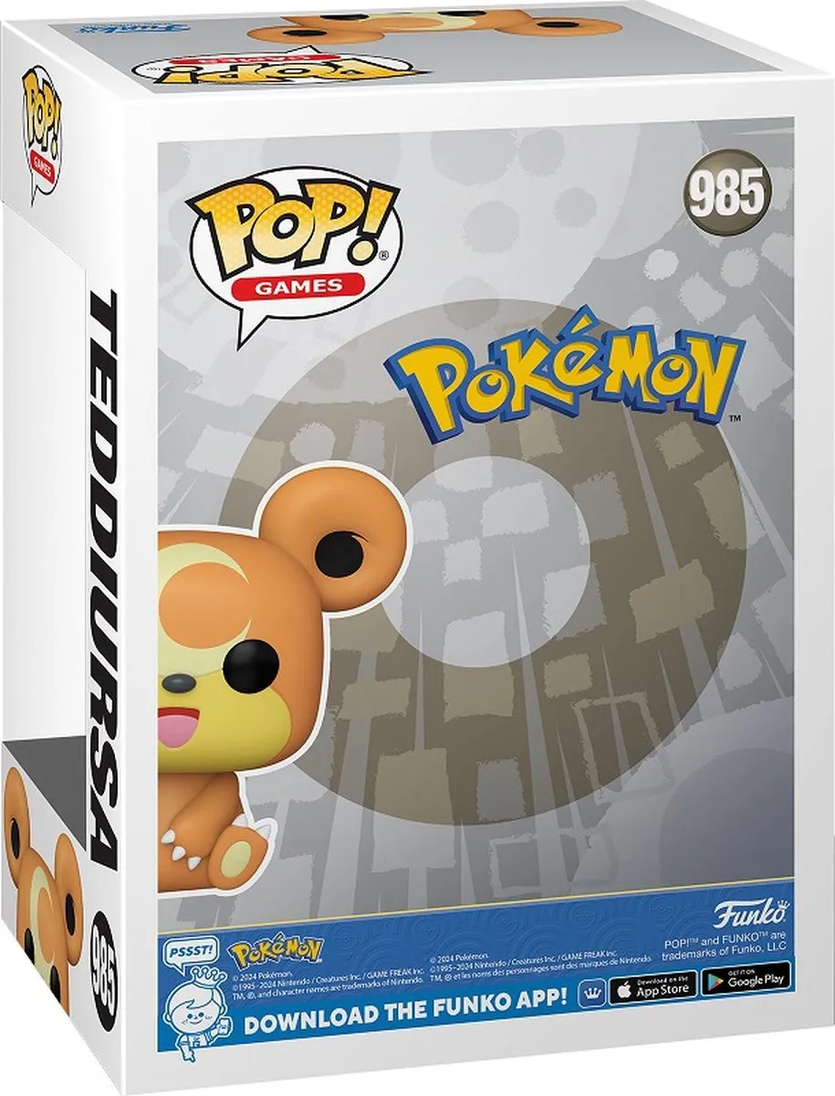 Funko Pop Pokémon Teddiursa 70936 - Vinyl Figuur