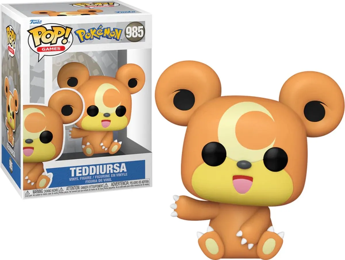 Funko Pop Pokémon Teddiursa 70936 - Vinyl Figuur
