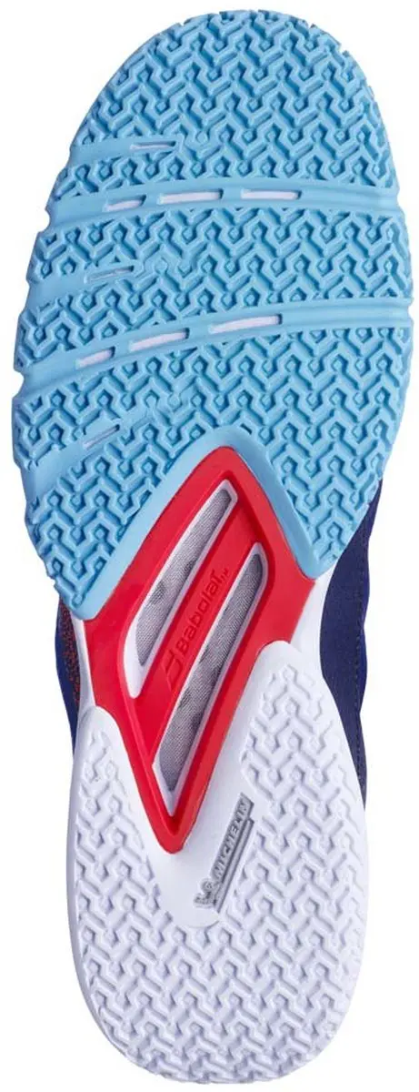 Babolat Jet Premura 2 Padel Schoenen 40.5 - Blauw/Rood - afbeelding 6 van 6