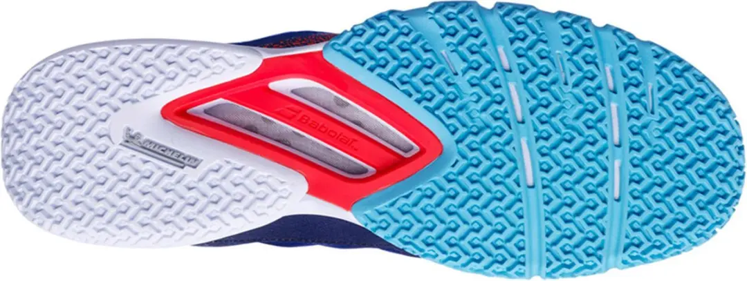 Babolat Jet Premura 2 Padel Schoenen 40.5 - Blauw/Rood - afbeelding 5 van 6