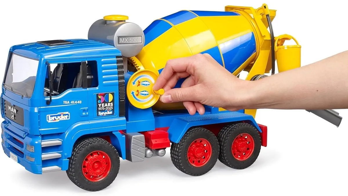 Bruder MAN Cementmixer 50 Jaar - Blauw