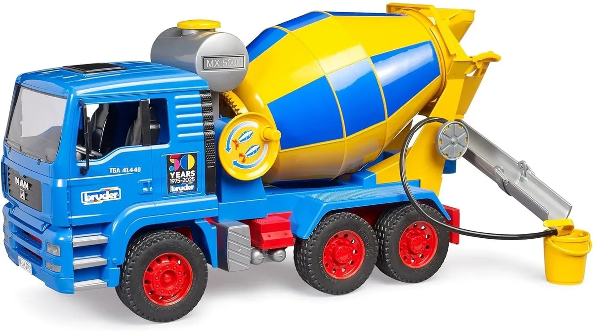 Bruder MAN Cementmixer 50 Jaar - Blauw