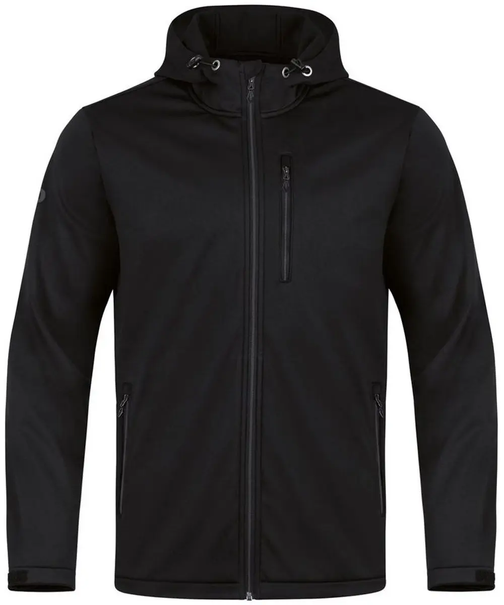 JAKO Premium Softshelljas Heren XXL - Zwart