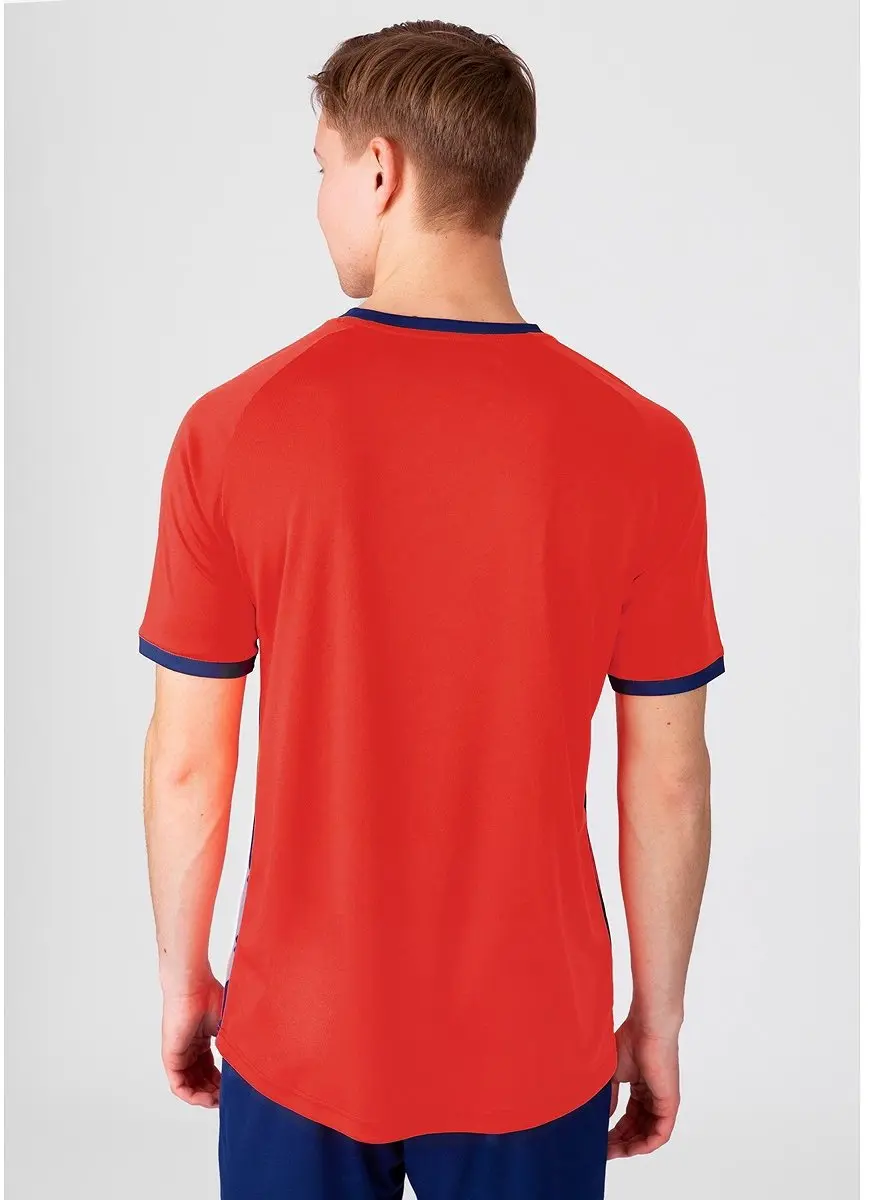 Jako Primera KM Korte Mouw Heren - Navy/Flame - Maat L