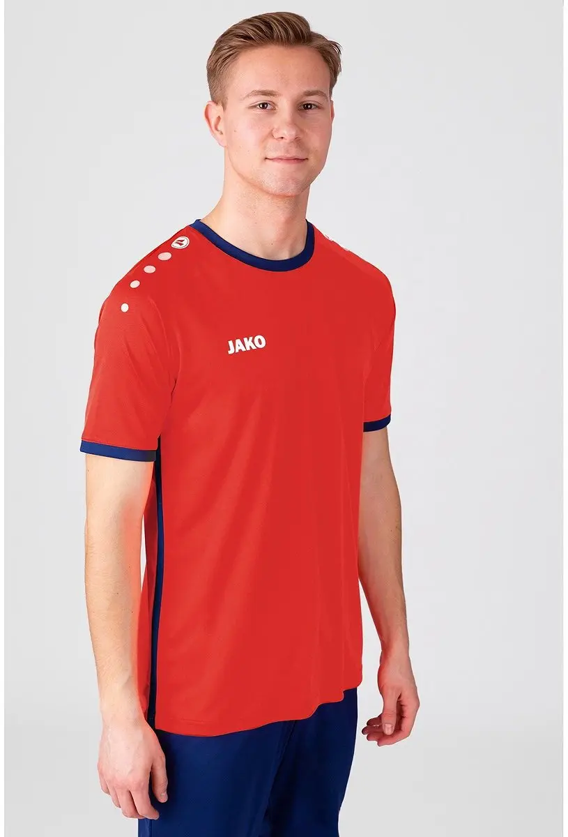 Jako Primera KM Korte Mouw Heren - Navy/Flame - Maat L