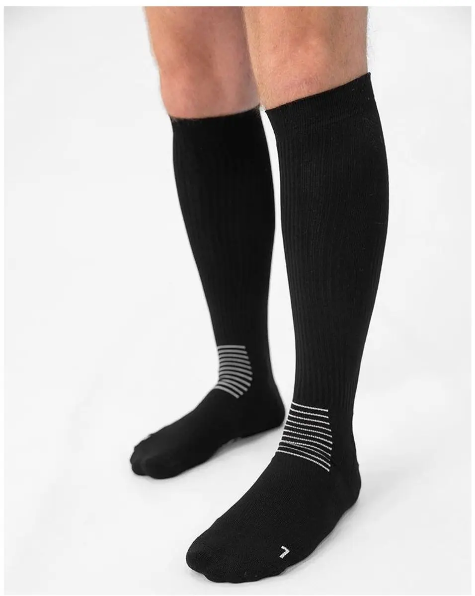 JAKO Comfort Lange Compressiesokken 43-46 - Zwart