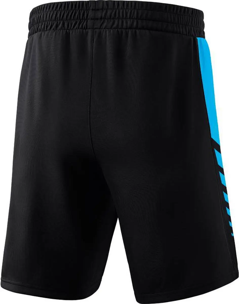 Erima Six Wings Worker Short Heren - Zwart S
