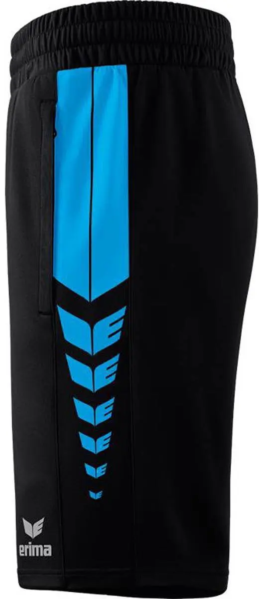 Erima Six Wings Worker Short Heren - Zwart S