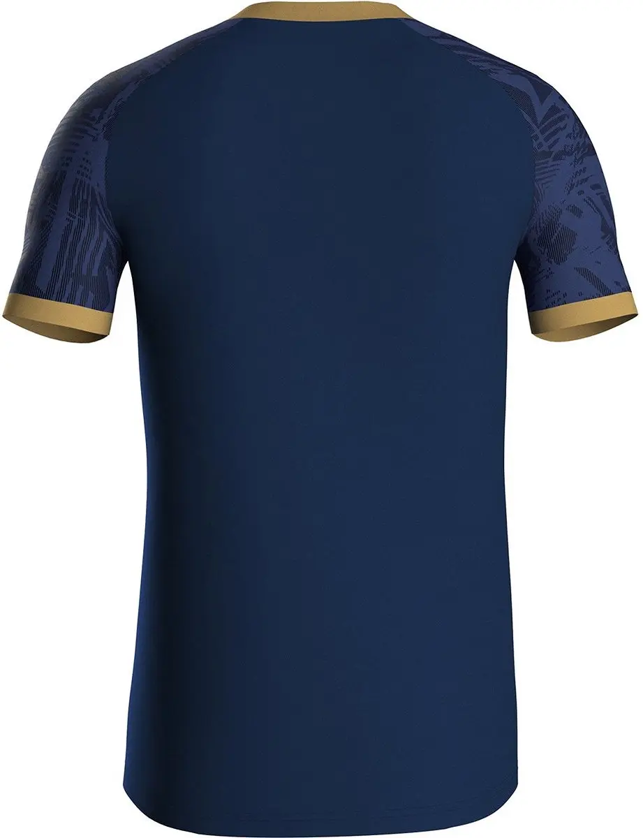 JAKO Iconic Shirt Korte Mouw Kinderen 164 - Marine