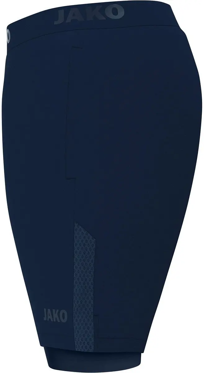 JAKO Power 2-in-1 Short Dames 44 - Marine
