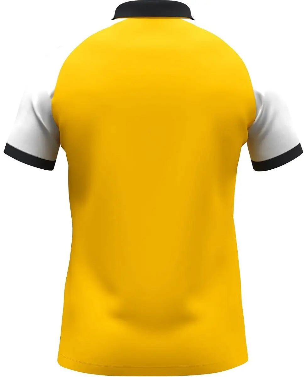 Jako Dynamic Polo Heren - Geel/Wit/Zwart S
