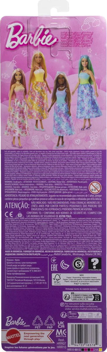 Barbie Modepop Meerkleurig - 28cm - afbeelding 2 van 6