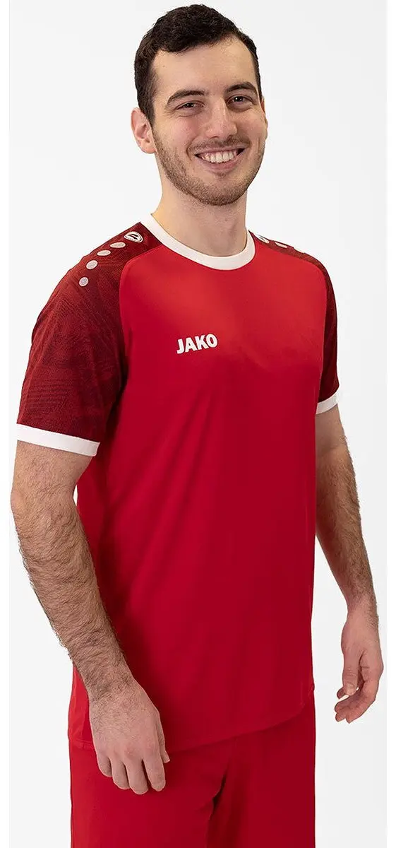 JAKO Iconic Shirt Heren - Sportrood - 3XL