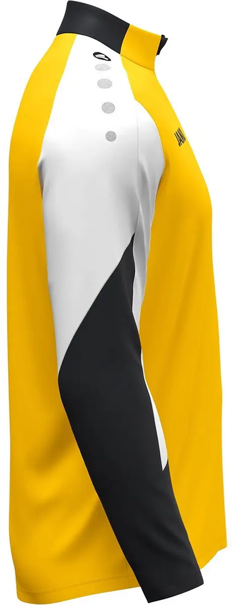 JAKO Dynamic Ziptop Kinderjas 164 - Geel/Wit/Zwart
