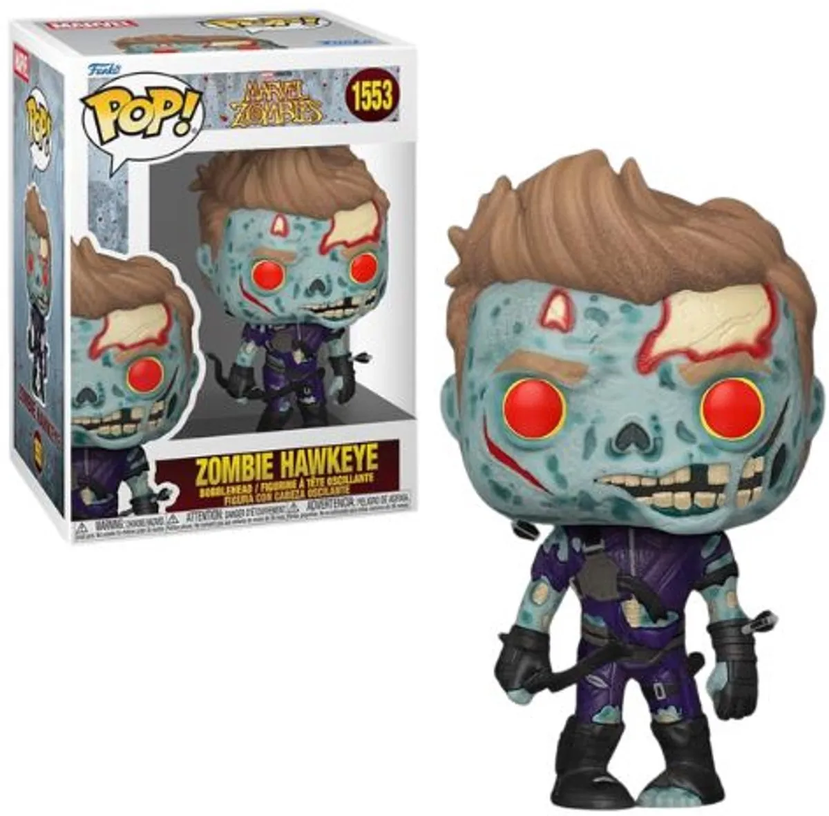 Funko Pop! Marvel Zombies Hawkeye #1553 - Multicolor